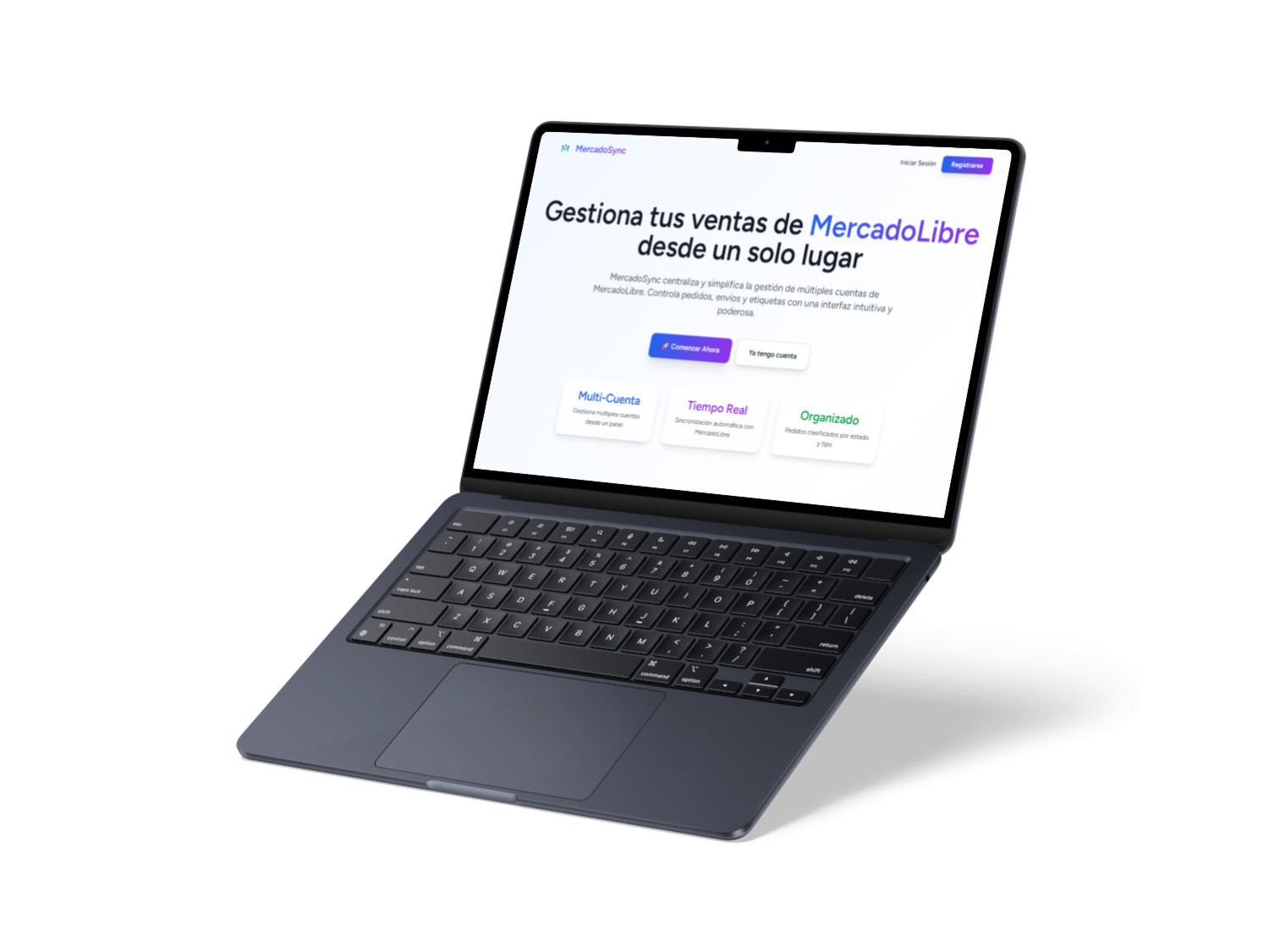 MercadoSync mockup